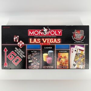Monopoly Las Vegas Edition Vintage Y2K 2000 Board Game 100% Complete